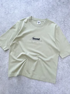 Vice 84 Selects by Chloe Hayward Vice 84 WMNS 'Sports Leisure' Boxy Organic Tee - Sage