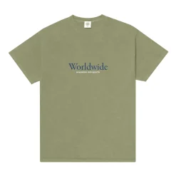 Vice 84 'Worldwide' Vintage Washed Tee - Sage