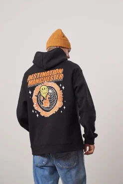 WHP x UN:IK 'Destination Manchester' Hoodie - Black