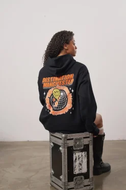 WHP x UN:IK 'Destination Manchester' Hoodie - Black