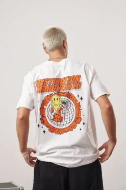 WHP x UN:IK 'Destination Manchester' Tee - White