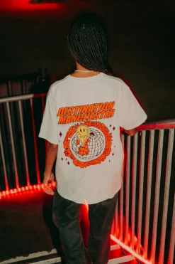 WHP x UN:IK 'Destination Manchester' Tee - White