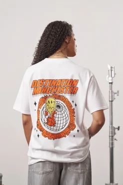 WHP x UN:IK 'Destination Manchester' Tee - White