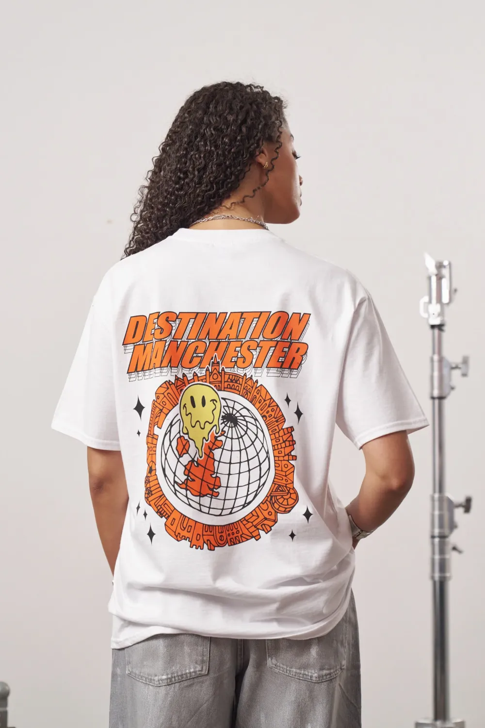 WHP x UN:IK 'Destination Manchester' Tee - White