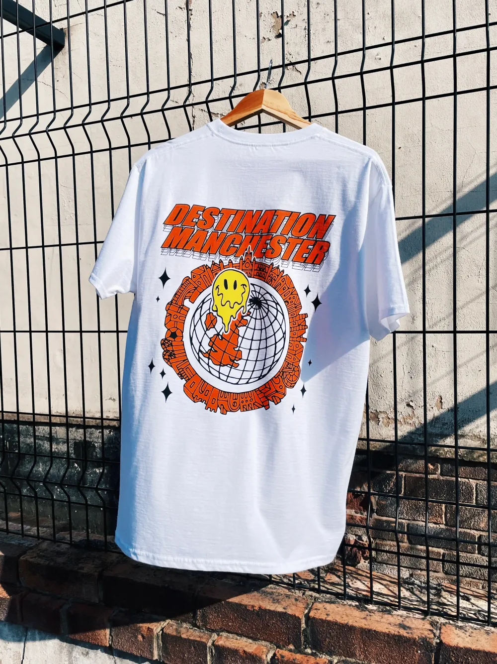 WHP x UN:IK 'Destination Manchester' Tee - White