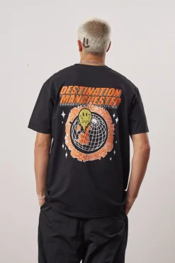 WHP x UN:IK 'Destination Manchester' Tee - Black