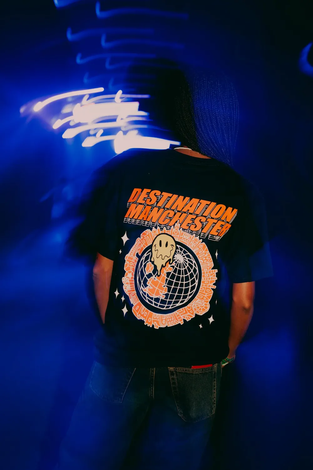 WHP x UN:IK 'Destination Manchester' Tee - Black