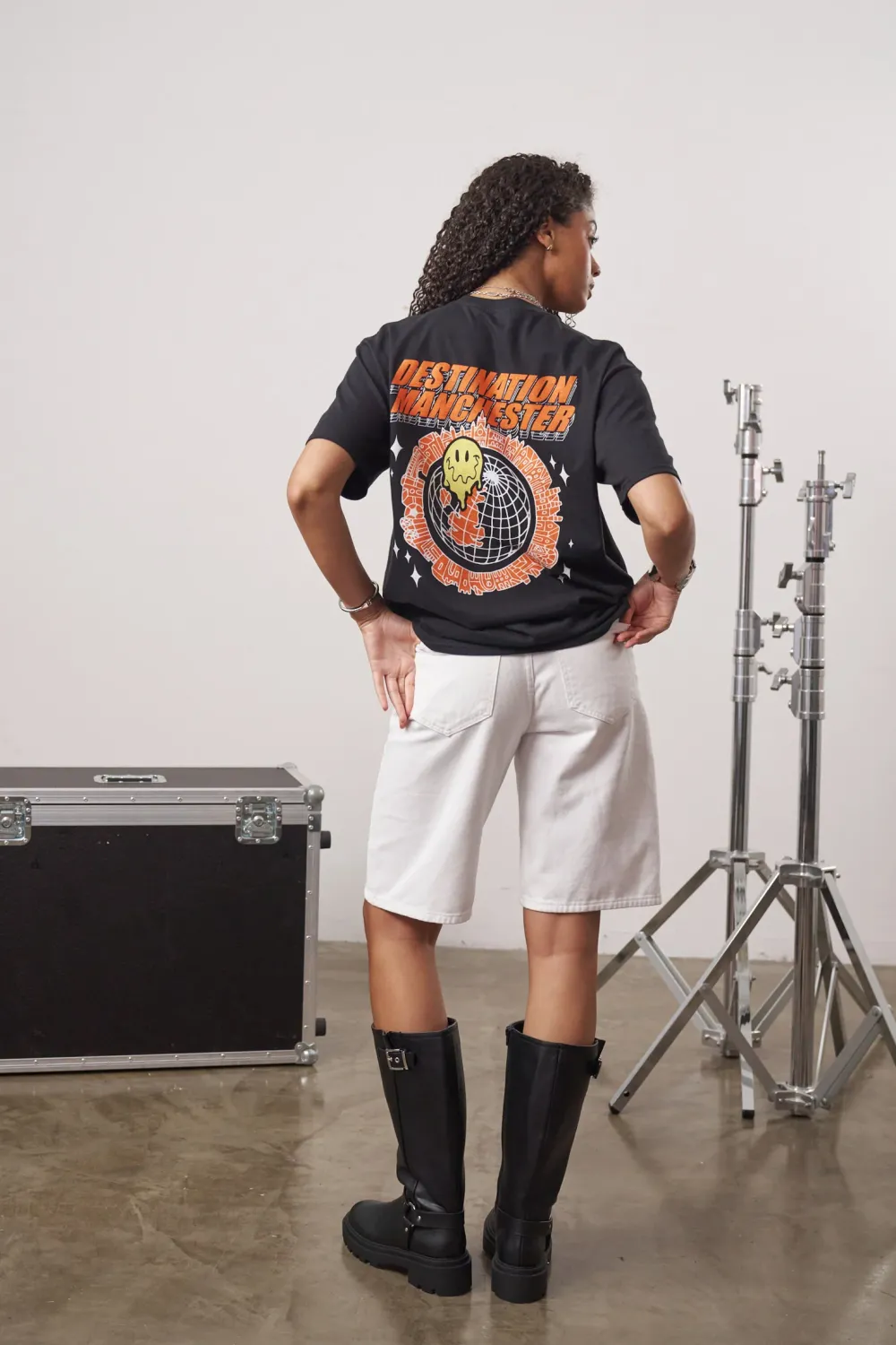 WHP x UN:IK 'Destination Manchester' Tee - Black