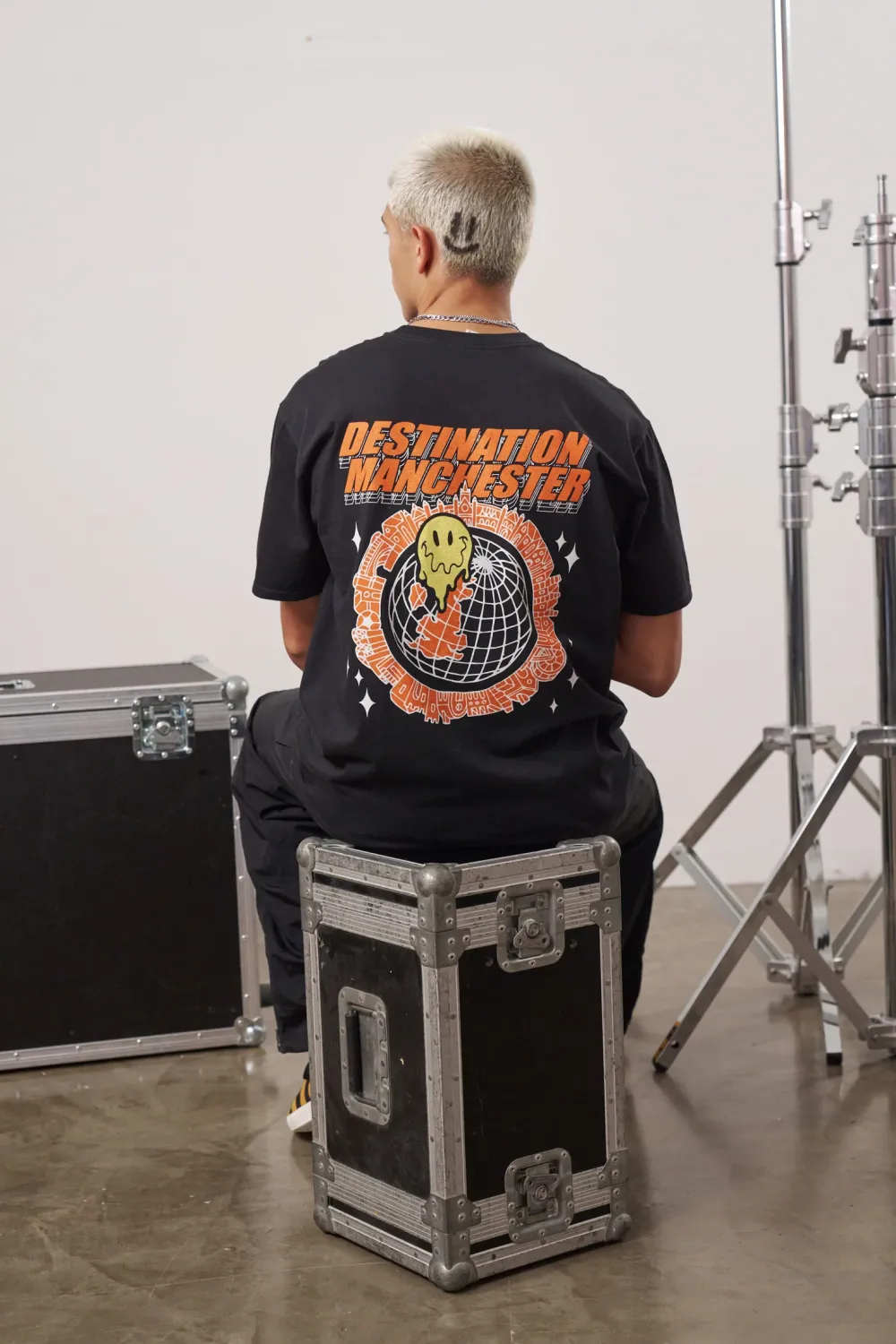 WHP x UN:IK 'Destination Manchester' Tee - Black