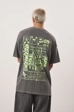 WHP x UN:IK 'Since 2006' Vintage Washed Tee - Black