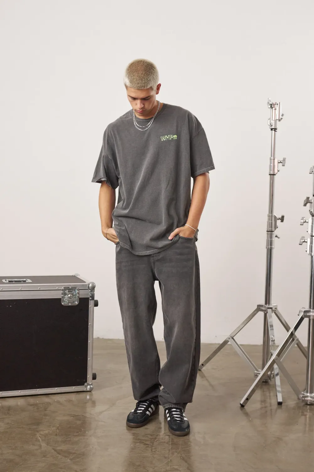 WHP x UN:IK 'Since 2006' Vintage Washed Tee - Black
