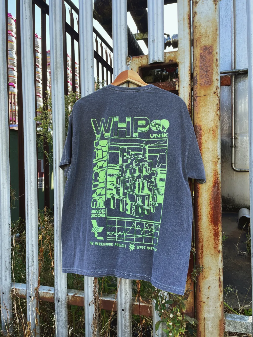 WHP x UN:IK 'Since 2006' Vintage Washed Tee - Black