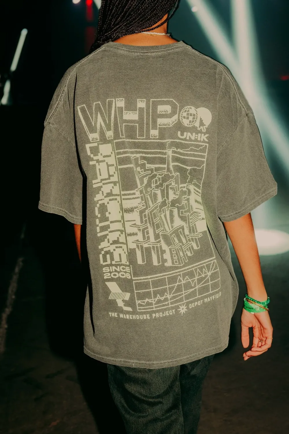 WHP x UN:IK 'Since 2006' Vintage Washed Tee - Black