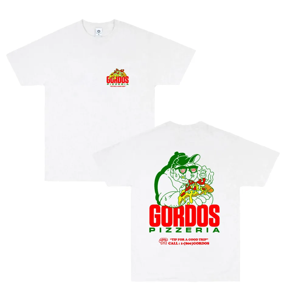 Gordos Pizzeria World Famous Gordos 'Good Trip' Tee - White