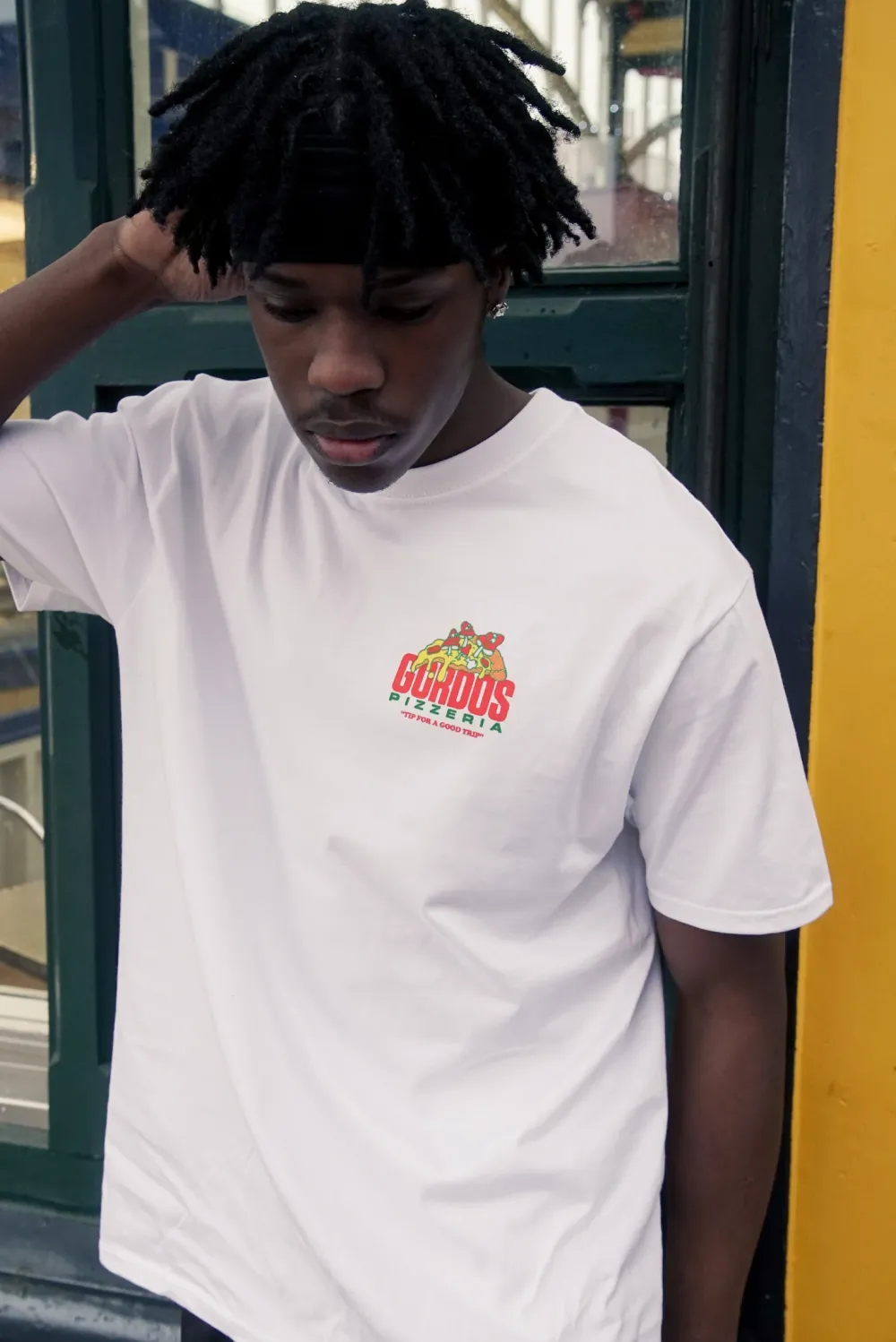 Gordos Pizzeria World Famous Gordos 'Good Trip' Tee - White