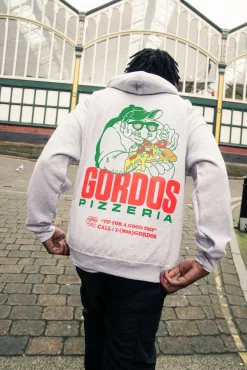 Gordos Pizzeria World Famous Gordos 'Good Trip' Hoodie - Ash Grey