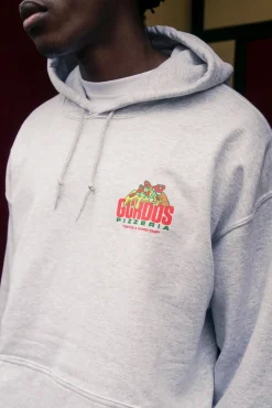 Gordos Pizzeria World Famous Gordos 'Good Trip' Hoodie - Ash Grey