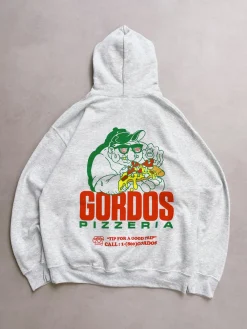 Gordos Pizzeria World Famous Gordos 'Good Trip' Hoodie - Ash Grey