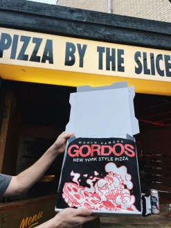 Gordos Pizzeria World Famous Gordos 'Gordos' Tee - Black