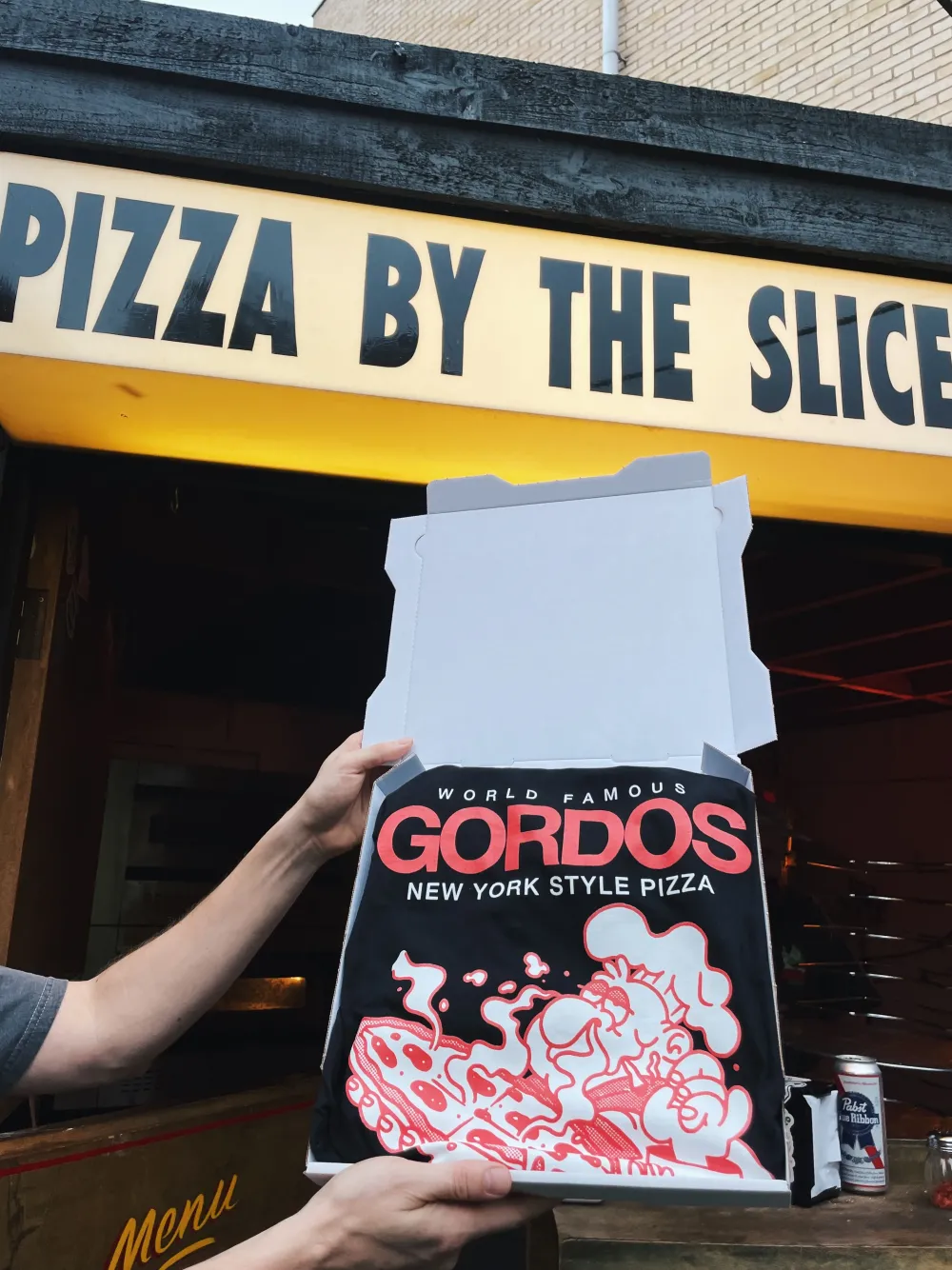 Gordos Pizzeria World Famous Gordos 'Gordos' Tee - Black