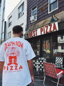 Gordos Pizzeria World Famous Gordos 'Last Slice' Tee - White