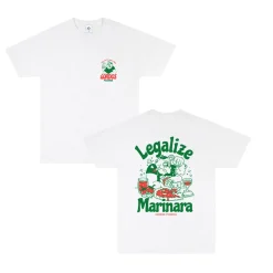 Gordos Pizzeria World Famous Gordos 'Legalize Marinara' Tee - White