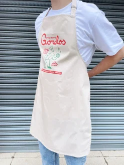 Gordos Pizzeria World Famous Gordos x Hephee 'World Famous' Apron - Natural
