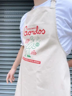 Gordos Pizzeria World Famous Gordos x Hephee 'World Famous' Apron - Natural