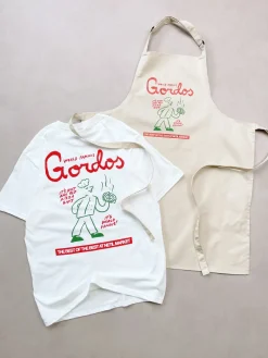 Gordos Pizzeria World Famous Gordos x Hephee 'World Famous' Tee & Apron Bundle