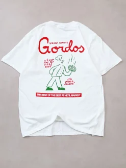 Gordos Pizzeria World Famous Gordos x Hephee 'World Famous' Tee - White