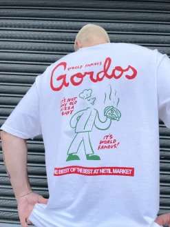 Gordos Pizzeria World Famous Gordos x Hephee 'World Famous' Tee - White