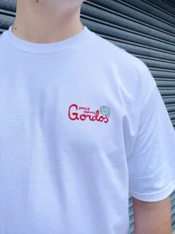 Gordos Pizzeria World Famous Gordos x Hephee 'World Famous' Tee - White